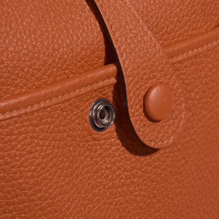 High-End Hermès Inspired Evelyne 29 Taurillon Clemence Orange H PHW - Direct Luxury Fashion - Image 6