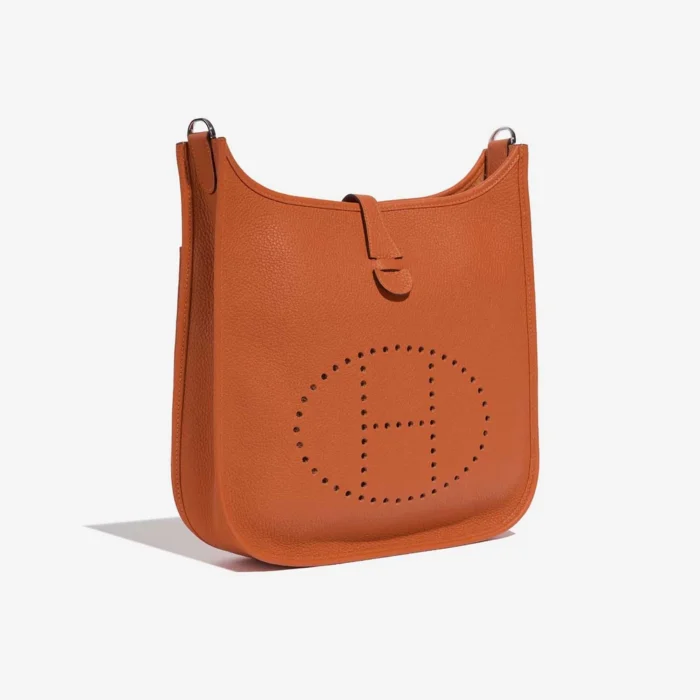 High-End Hermès Inspired Evelyne 29 Taurillon Clemence Orange H PHW - Direct Luxury Fashion - Image 5
