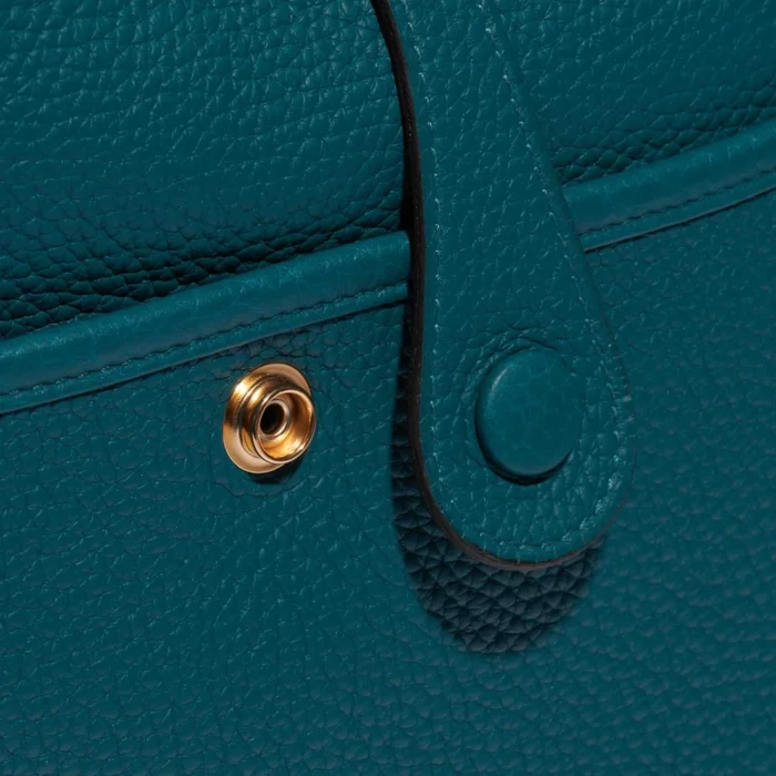 High-End Hermès Inspired Evelyne 29 Taurillon Clemence Vert Bosphore GHW - Direct Luxury Fashion - Image 7