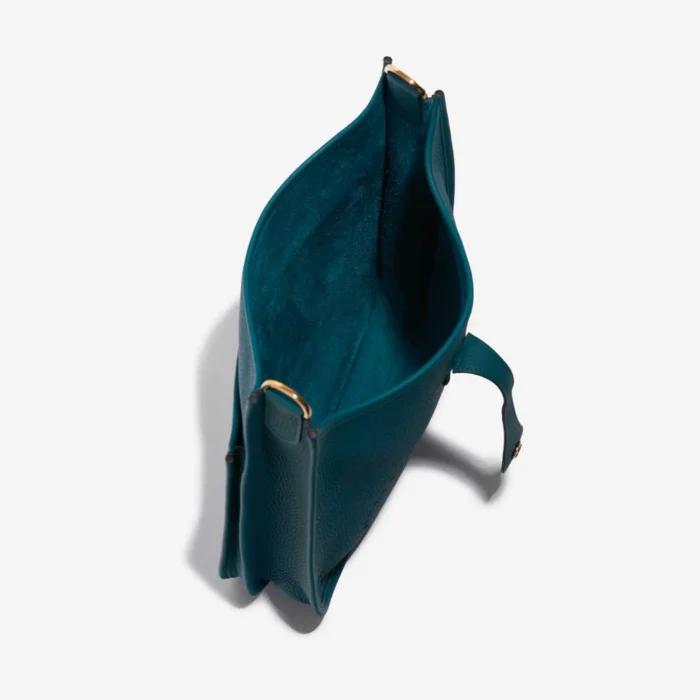 High-End Hermès Inspired Evelyne 29 Taurillon Clemence Vert Bosphore GHW - Direct Luxury Fashion - Image 5