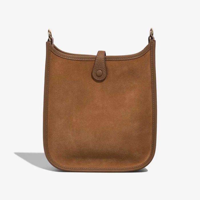 High-End Hermès Inspired Evelyne Grizzly 16 Doblis Suede Alezan/Chamois/Gold GHW - Direct Luxury Fashion - Image 3
