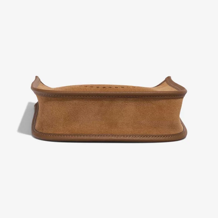 High-End Hermès Inspired Evelyne Grizzly 16 Doblis Suede Alezan/Chamois/Gold GHW - Direct Luxury Fashion - Image 4