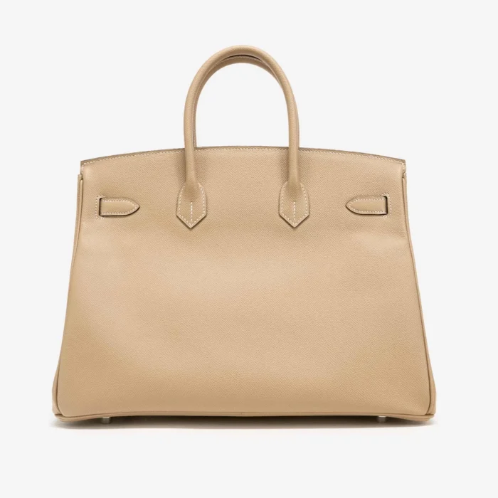 High-End Hermès Inspired HSS Birkin 35 Epsom Trench/Etoupe PHW - Direct Luxury Fashion - Image 2