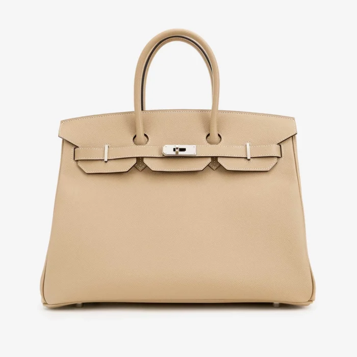 High-End Hermès Inspired HSS Birkin 35 Epsom Trench/Etoupe PHW