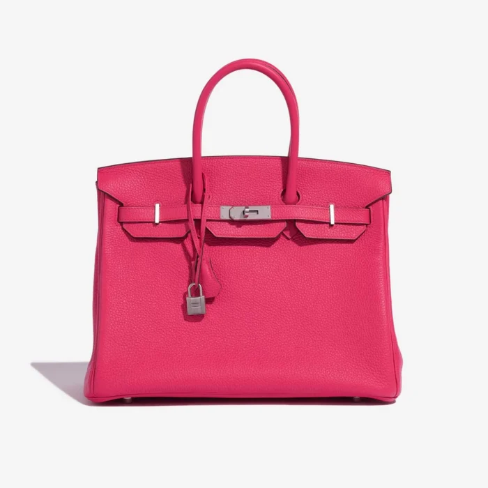Hermès Inspired HSS Birkin 35 Rose Extreme/Rose Pourpre | DLF