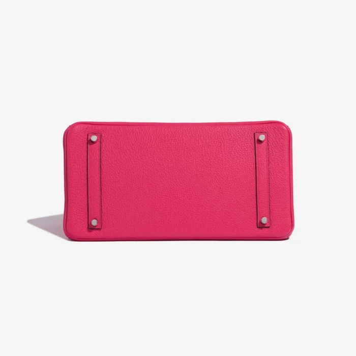High-End Hermès Inspired HSS Birkin 35 Taurillon Clemence Rose Extreme/Rose Pourpre PHW - Direct Luxury Fashion - Image 3