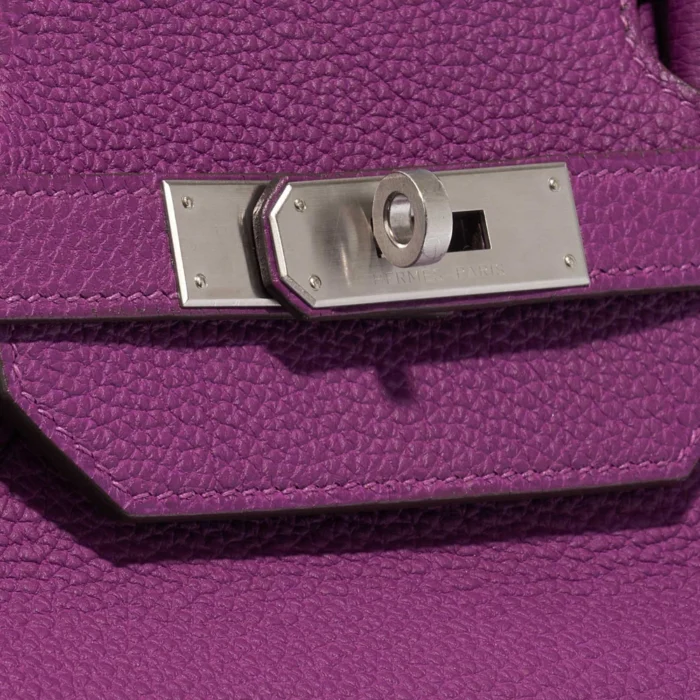High-End Hermès Inspired HSS Birkin 40 Togo Anemone/Bamboo PHW - Direct Luxury Fashion - Image 7