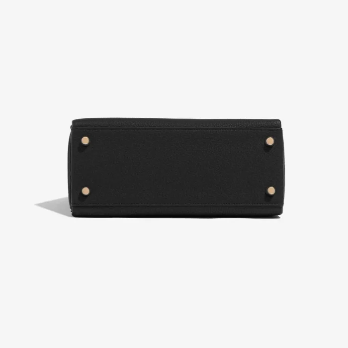 High-End Hermès Inspired HSS Kelly 25 Togo Black/Rose Mexico GHW - Direct Luxury Fashion - Image 3