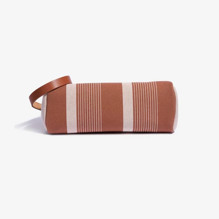 High-End Hermès Inspired Herbag 31 Vache Hunter/Toile H Vibration Fauve/Ecru/Beige PHW - Direct Luxury Fashion - Image 4