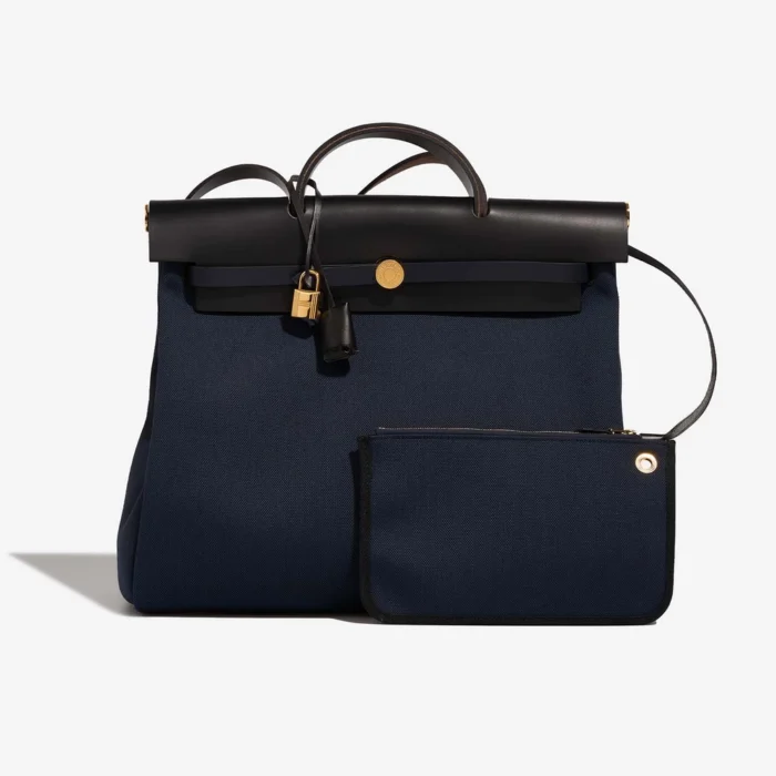 High-End Hermès Inspired Herbag 39 Toile/Vache Hunter | DLF