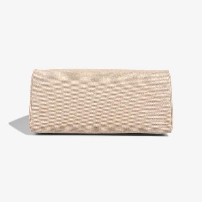 High-End Hermès Inspired Herbag 50 Vache Hunter/Toile Quadrille Naturel/Ecru/Gold PHW - Direct Luxury Fashion - Image 4