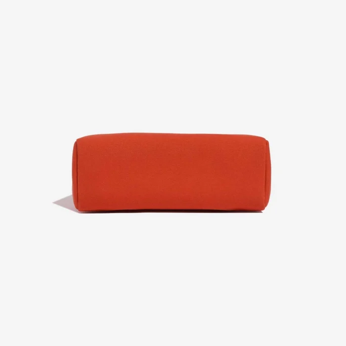 High-End Hermès Inspired Herbag Backpack Toile/Vache Hunter Orange Mecano/Rouge H PHW - Direct Luxury Fashion - Image 3