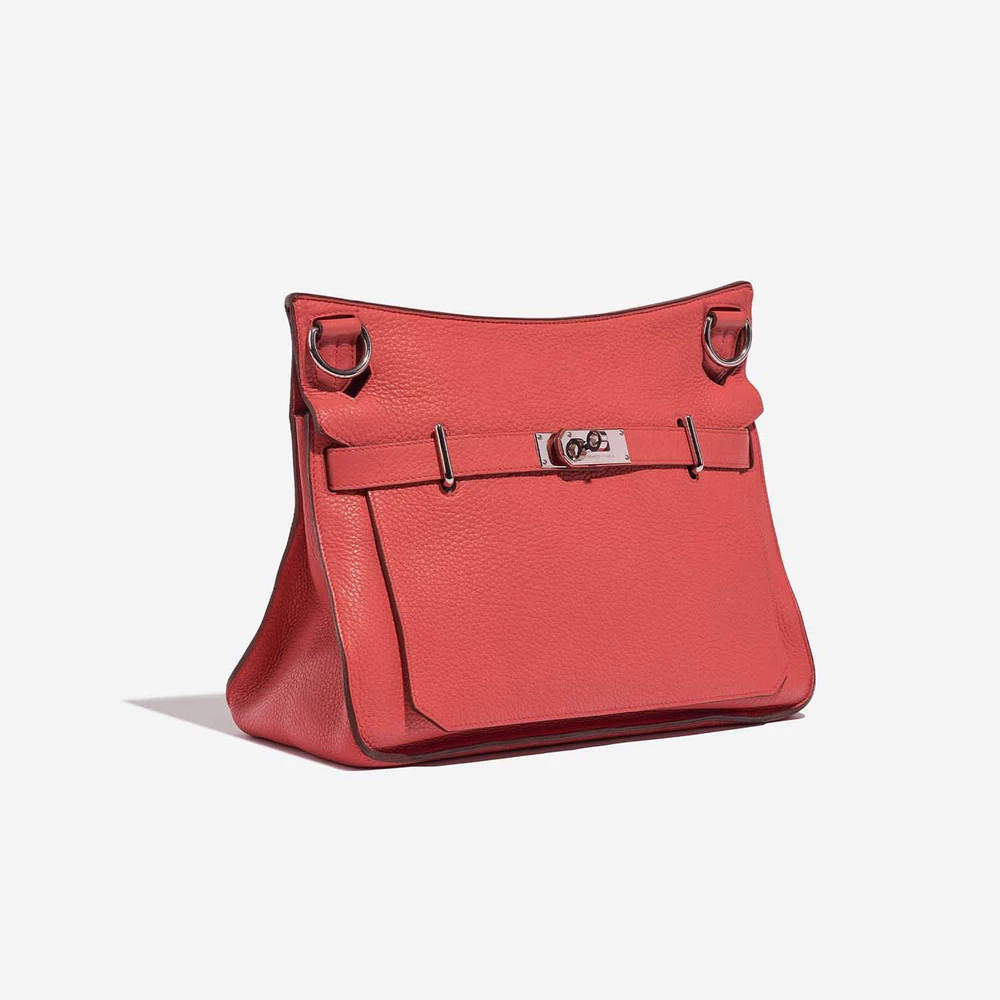 High-End Hermès Inspired Jypsiere 34 Taurillon Clemence Rouge Pivoine PHW - Direct Luxury Fashion - Image 5