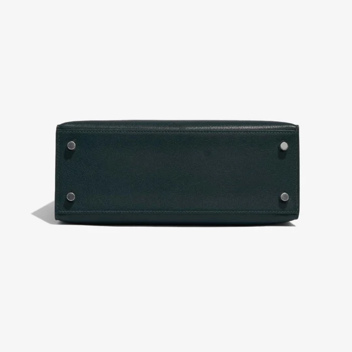 High-End Hermès Inspired Kelly 25 Chevre Chamkila Vert Cypress PHW - Direct Luxury Fashion - Image 3
