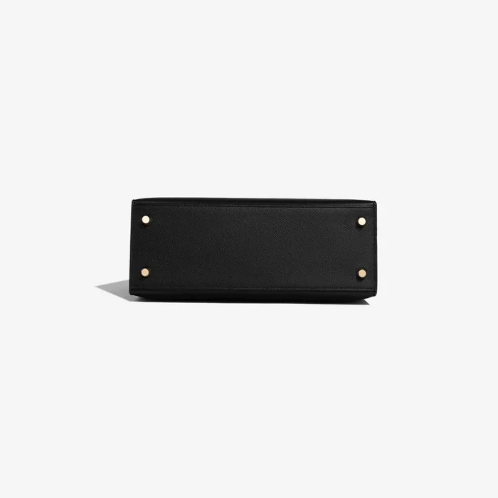 High-End Hermès Inspired Kelly 25 Epsom Black GHW - Direct Luxury Fashion - Image 3