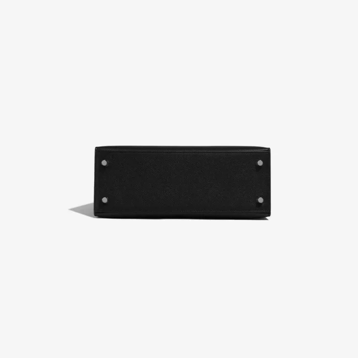 High-End Hermès Inspired Kelly 25 Epsom Black PHW - Direct Luxury Fashion - Image 3