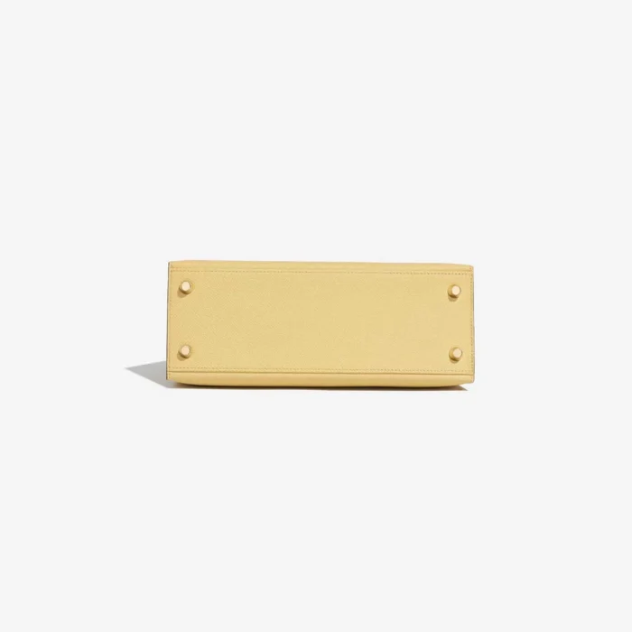 High-End Hermès Inspired Kelly 25 Epsom Jaune Poussin GHW - Direct Luxury Fashion - Image 3