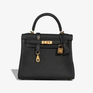 High-End Hermès Inspired Kelly 25 Togo Black GHW - Direct Luxury Fashion