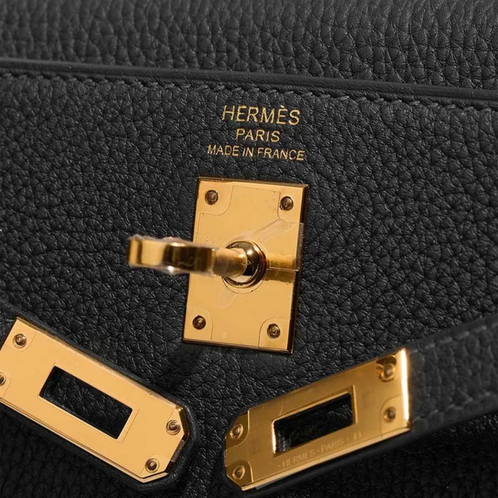 High-End Hermès Inspired Kelly 25 Togo Caban GHW - Direct Luxury Fashion - Image 6