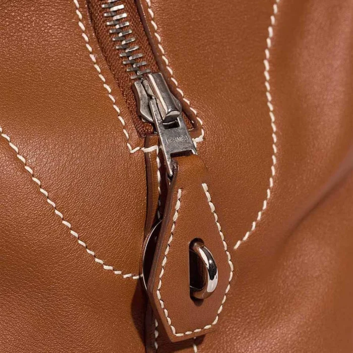 High-End Hermès Inspired Kelly 25 Togo Craie PHW - Direct Luxury Fashion - Image 7