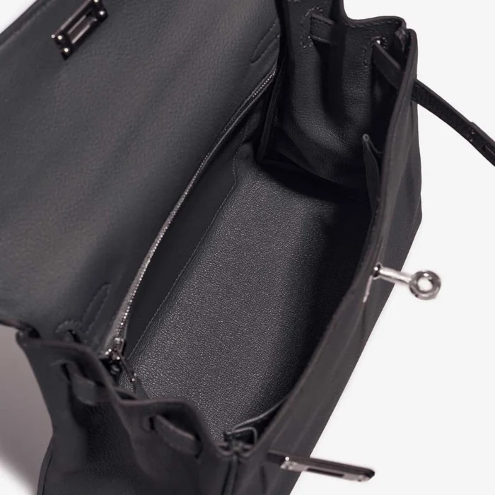 High-End Hermès Inspired Kelly 25 Togo Gris Misty PHW - Direct Luxury Fashion - Image 5