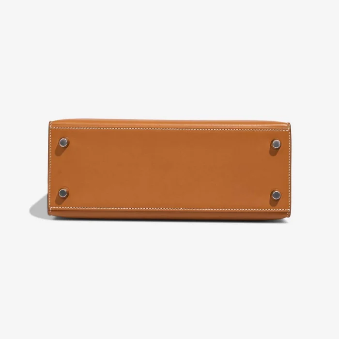 High-End Hermès Inspired Kelly 25 Veau Butler Sable Naturel PHW - Direct Luxury Fashion - Image 3