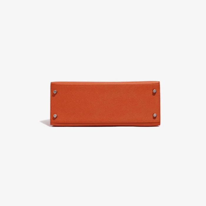 High-End Hermès Inspired Kelly 28 Epsom Terre Battue PHW - Direct Luxury Fashion - Image 3