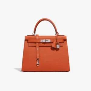 High-End Hermès Inspired Kelly 28 Epsom Terre Battue PHW