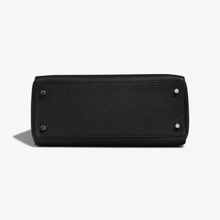 High-End Hermès Inspired Kelly 28 Togo Black PHW - Direct Luxury Fashion - Image 3