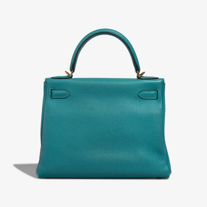 Premium Hermès Replica Kelly 28 Epsom Bleu Indigo GHW - Direct Luxury Fashion - Image 2
