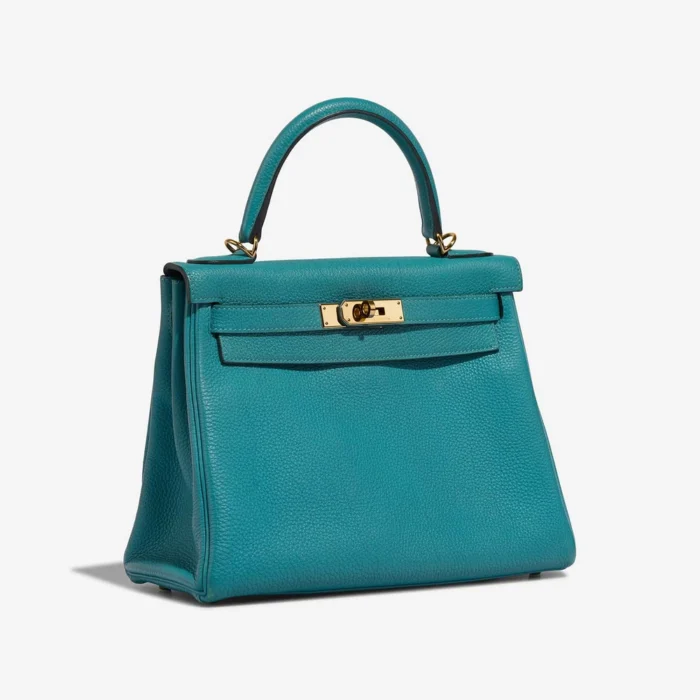 Premium Hermès Replica Kelly 28 Epsom Bleu Indigo GHW - Direct Luxury Fashion - Image 4