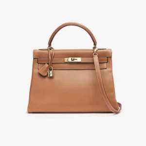 High-End Hermès Inspired Kelly 32 Gulliver Gold GHW
