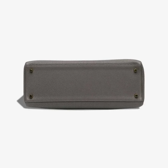 High-End Hermès Inspired Kelly 35 Togo etain GHW - Direct Luxury Fashion - Image 3