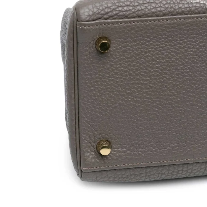 High-End Hermès Inspired Kelly 35 Togo etain GHW - Direct Luxury Fashion - Image 5