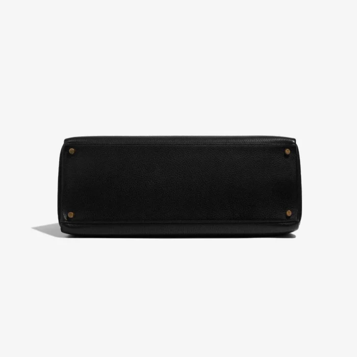 High-End Hermès Inspired Kelly 40 Ardennes Black GHW - Direct Luxury Fashion - Image 3