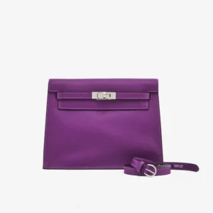 Hermès Inspired Kelly Danse Evercolor Anemone PHW | Direct Luxury