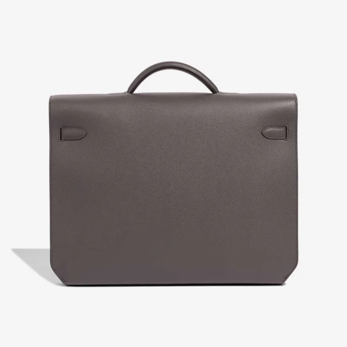 High-End Hermès Inspired Kelly Depêches 36 Epsom etain PHW - Direct Luxury Fashion - Image 2