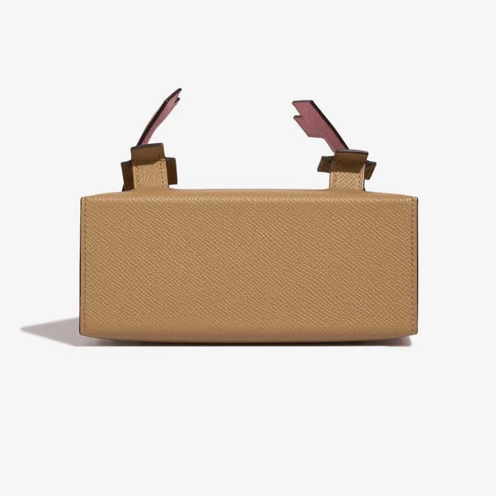 High-End Hermès Inspired Kellydole Picto Epsom Chai/Mauve/Terre Battue/Bleu Celeste PHW - Direct Luxury Fashion - Image 3