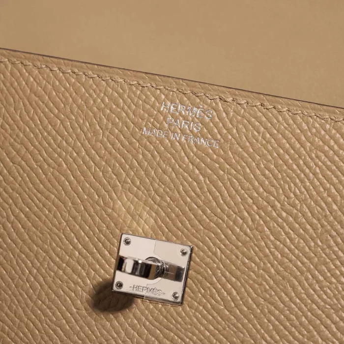 High-End Hermès Inspired Kellydole Picto Epsom Chai/Mauve/Terre Battue/Bleu Celeste PHW - Direct Luxury Fashion - Image 6