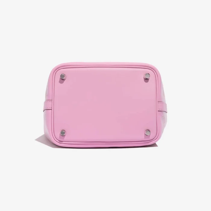 High-End Hermès Inspired Lucky Daisy Picotin 18 Swift Mauve Sylvestre/Cuivre/White PHW - Direct Luxury Fashion - Image 4