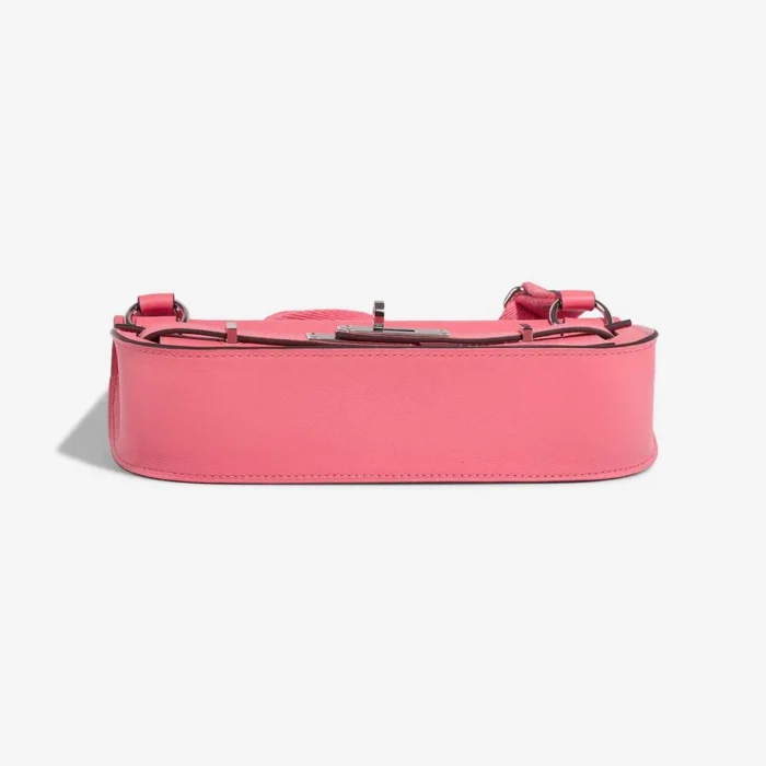 High-End Hermès Inspired Mini Jypsiere Swift Rose Azalee PHW - Direct Luxury Fashion - Image 4