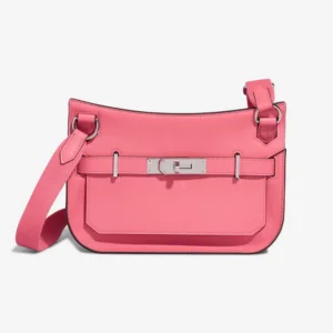 High-End Hermès Inspired Mini Jypsiere Swift Rose Azalee PHW - Direct Luxury Fashion