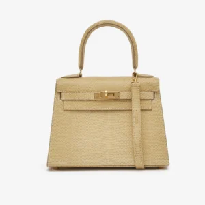High-End Hermès Inspired Mini Kelly 20 Niloticus Lizard GHW