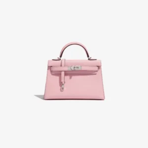 Luxury Hermès Inspired Mini Kelly Rose Bag | Direct Luxury