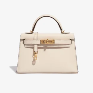 High-End Hermès Inspired Mini Kelly Epsom Nata GHW - DLF