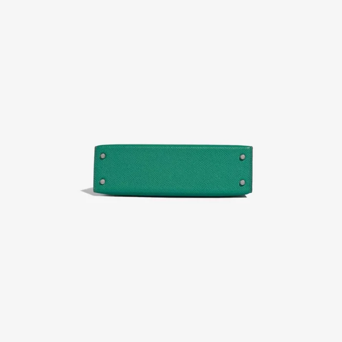 High-End Hermès Inspired Mini Kelly Epsom Vert Jade/Blue Paradise/Blue Saphire PHW - Direct Luxury Fashion - Image 3