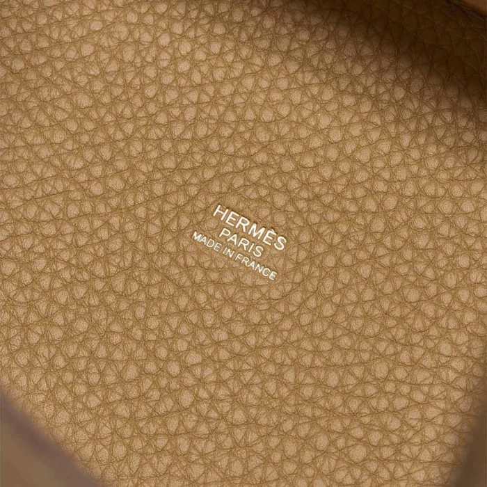 High-End Hermès Inspired Picotin 18 Clemence Biscuit GHW - Direct Luxury Fashion - Image 2
