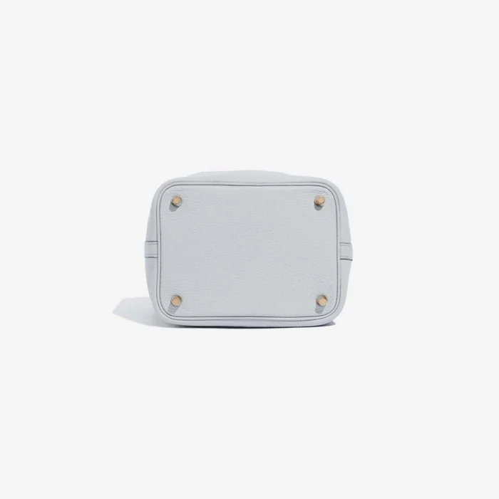 High-End Hermès Inspired Picotin 18 Clemence Bleu Pale GHW - Direct Luxury Fashion - Image 3