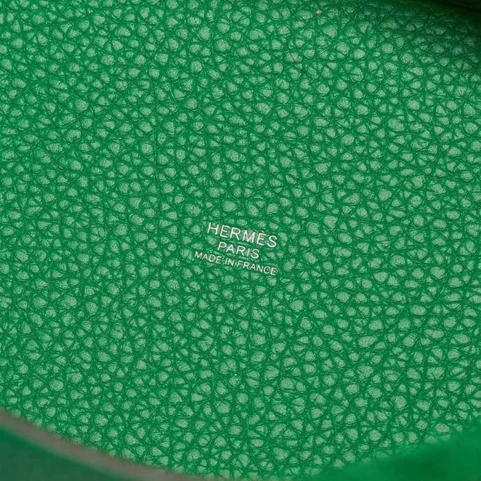 High-End Hermès Inspired Picotin 18 Taurillon Clemence Bambou So Green HW - Direct Luxury Fashion - Image 2