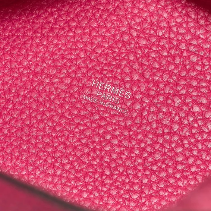 High-End Hermès Inspired Picotin 18 Taurillon Clemence Rose Mexico Pink HW - Direct Luxury Fashion - Image 2